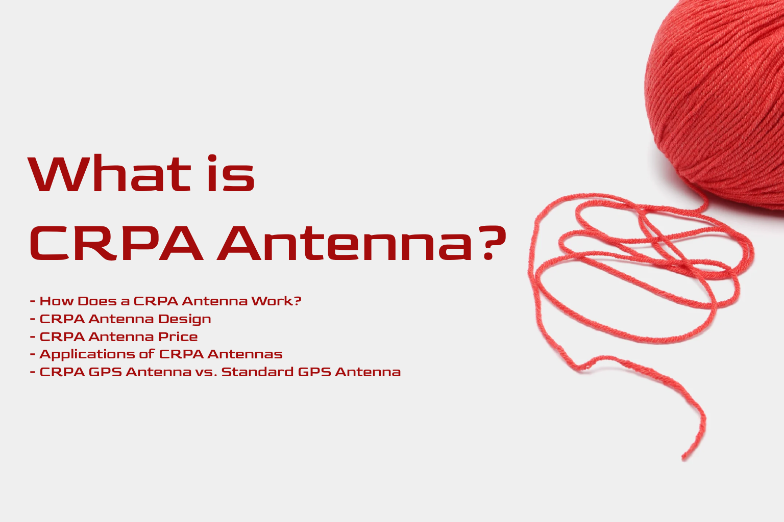 What is CRPA Antenna?